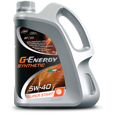 G-Energy Synthetic Super Start 5W-40 5L MZSM_01.07.2024_Face