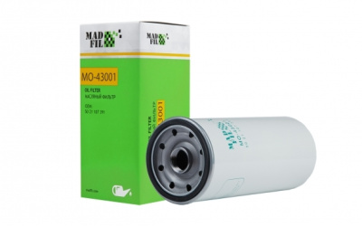 Фильтр масляный MAD FIL MO-43001 W 11 102 37, 50 21 107 391